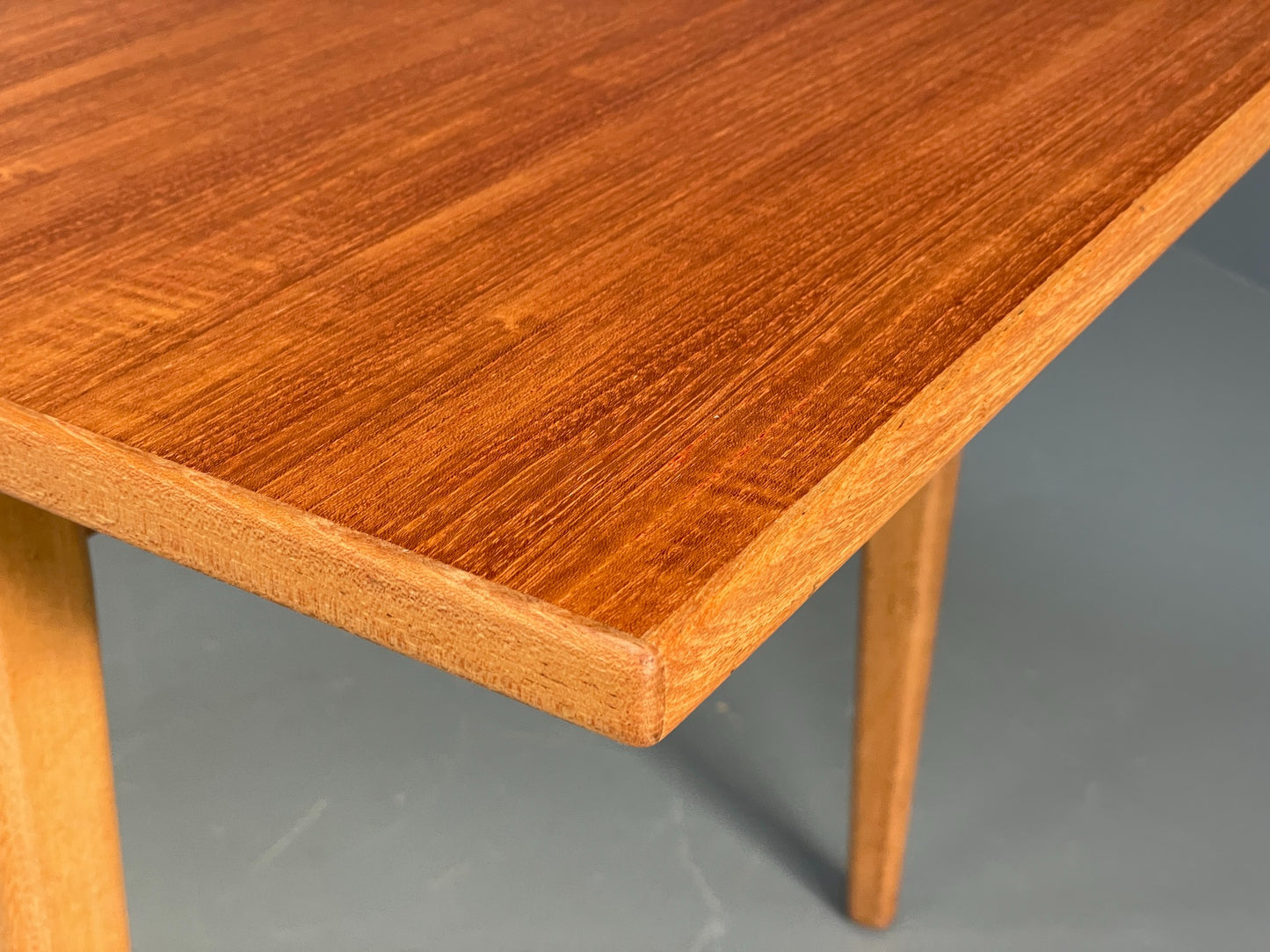 Vintage Teak Dining Table Gordon Russell Extending Ash Legs 1960s EB11976