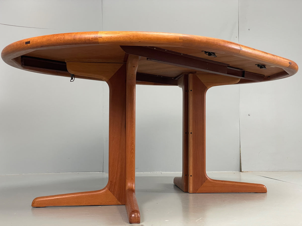 Vintage Teak Dining Table Dyrlund Extending Danish Mid Century 1970s EB12979