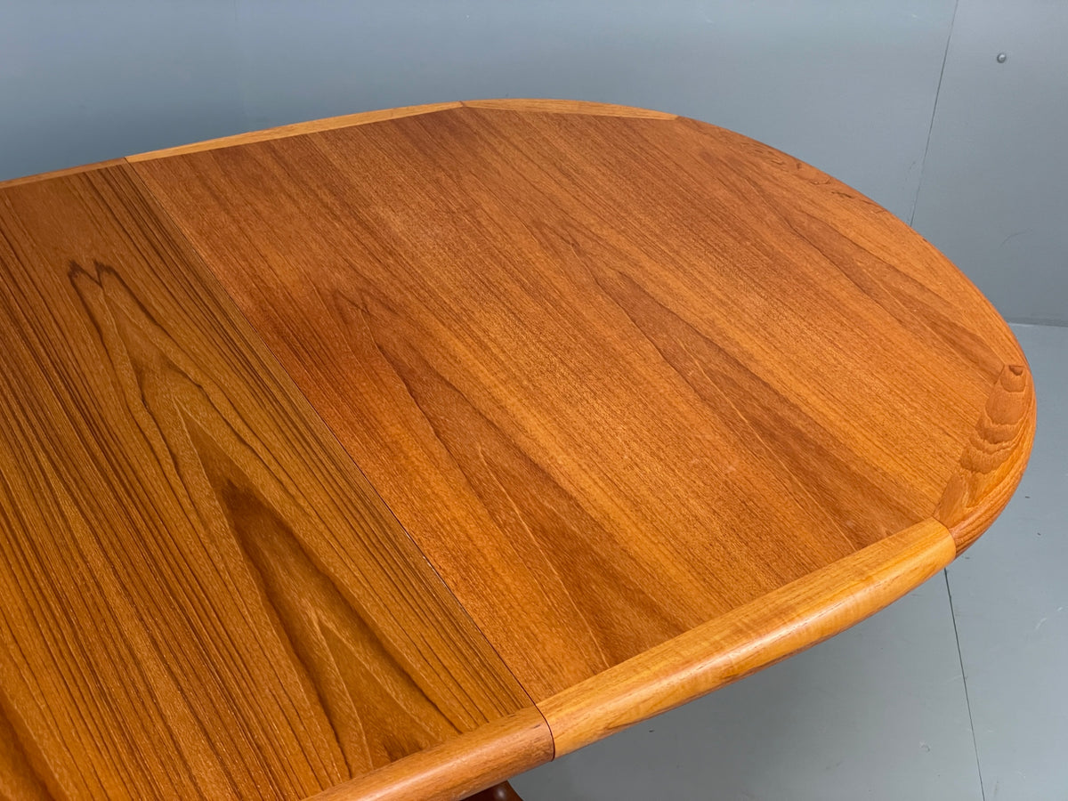 Vintage Teak Dining Table Extending Danish Mid Century Retro 1970s EB13122
