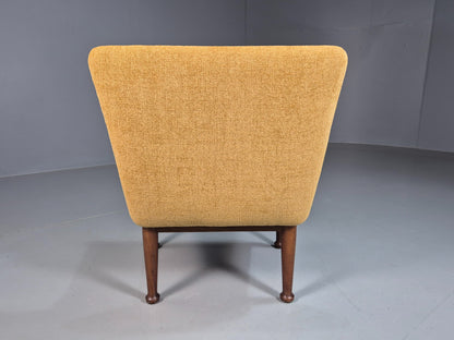 Vintage Mid Century Footstool Teak Guy Rogers 1960s Retro Gold EB07909