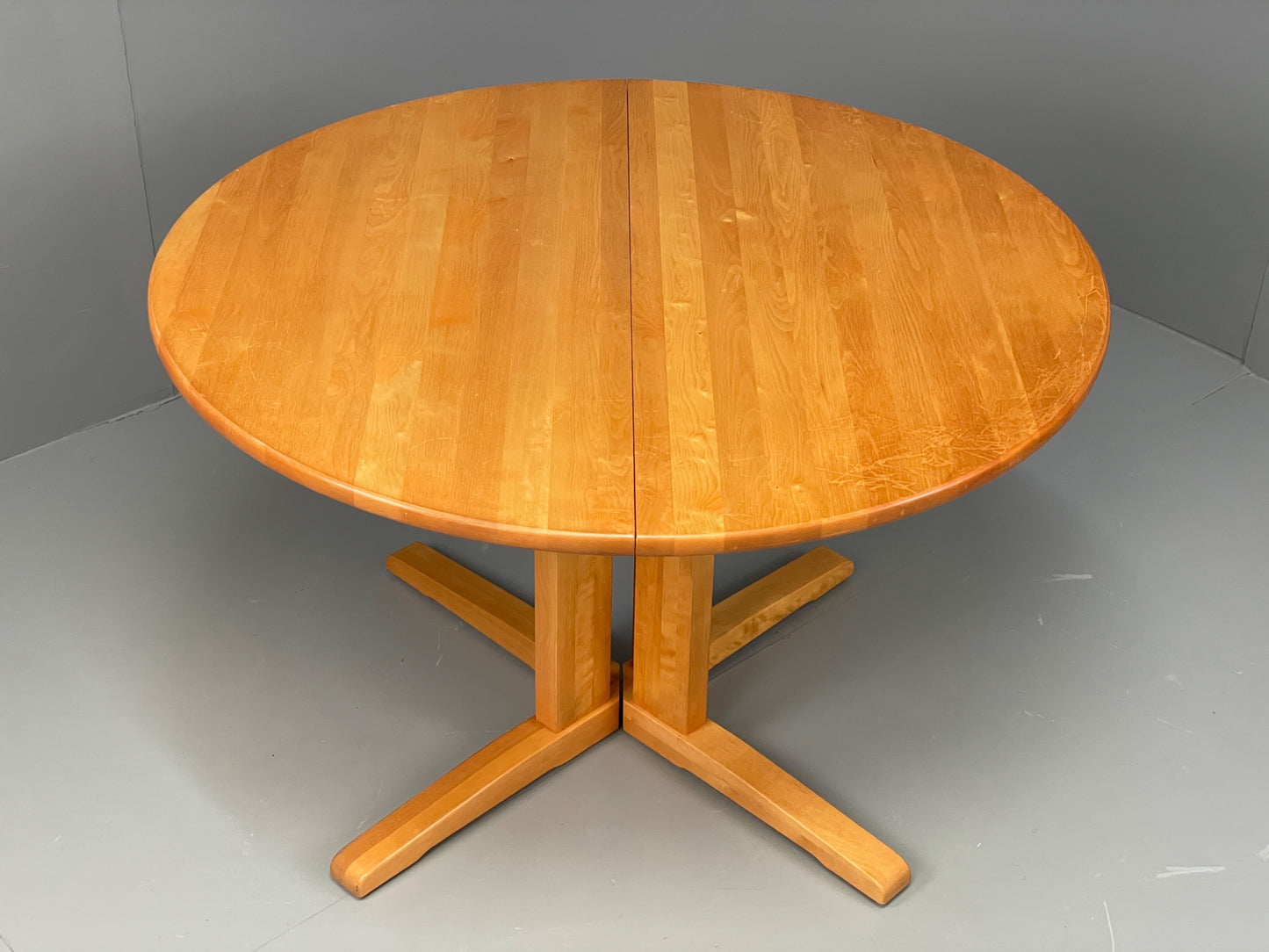 Vintage Extending Dining Table By Yngve Ekstrom For Stolab Swedish 1990s EB12885