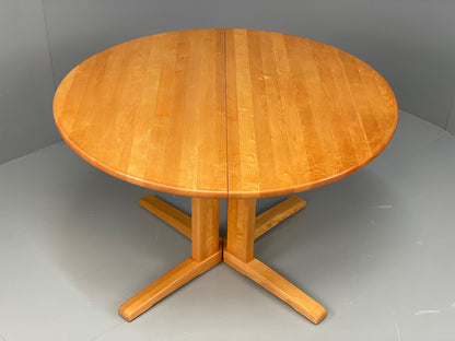 Vintage Extending Dining Table By Yngve Ekstrom For Stolab Swedish 1990s EB12885