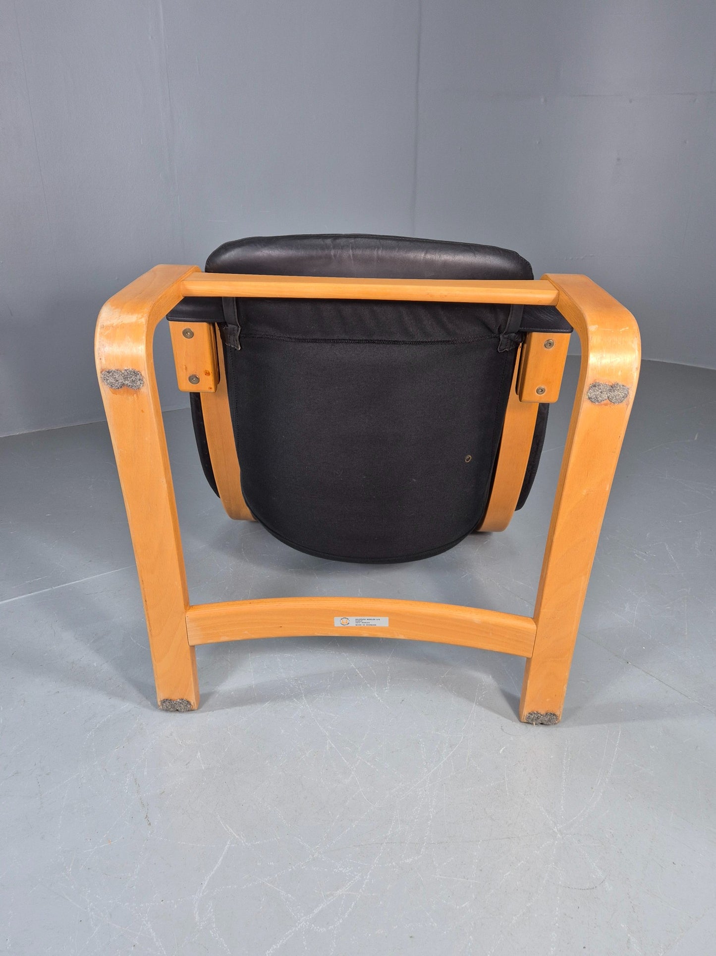 Vintage Danish Lounge Chair Skippers Apollo Mid Century 1970s Retro EB12124