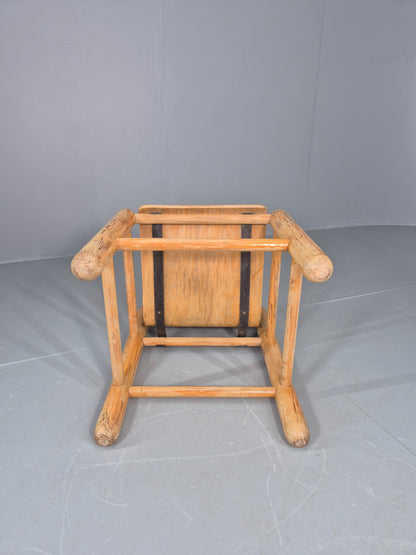 Vintage Brutalist Getama Chair Friis and Nielsen design 1970s Retro Eb12546