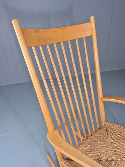Vintage Wegner Rocking Chair J16 Model for Fredericia c1944 MCM Retro 10991