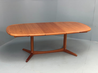 Vintage Dining Table Teak Extending Danish Mid Century Retro 1970s EB12518