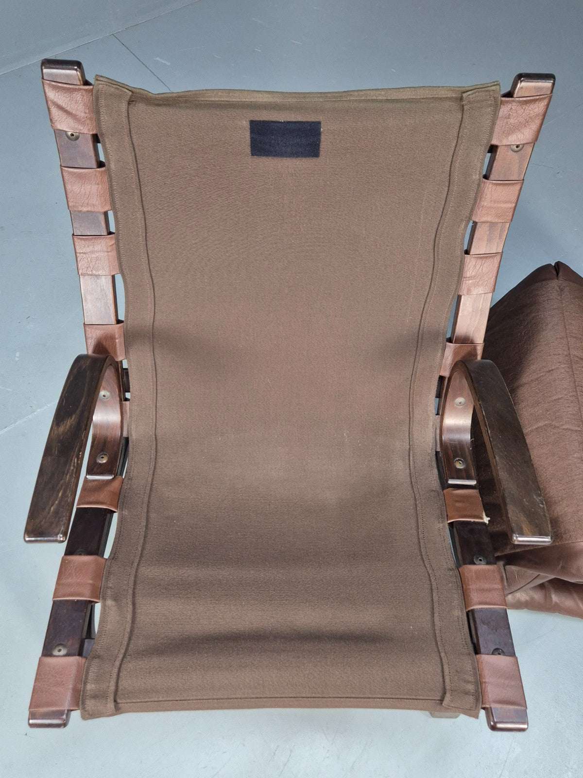 Vintage Mid Century Bentwood Danish Lounge Chair Farstup Retro 1970s EB09913