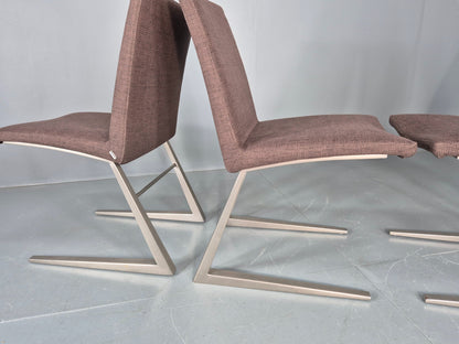 4 Vintage BoConcept Dining Chairs Mariposa Cast Alloy Frame EB12908 MDIN
