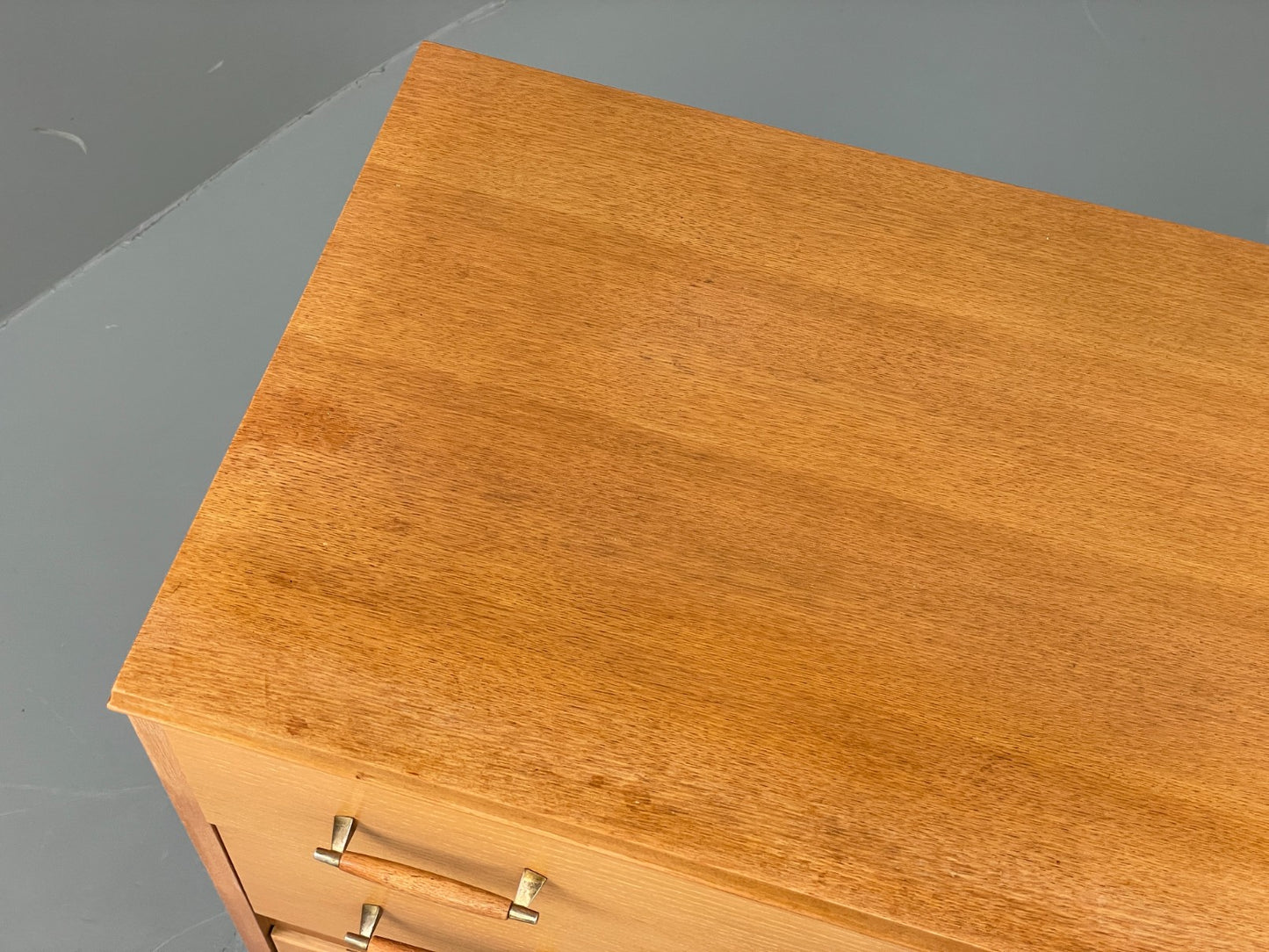 Vintage Chest Of Drawers By Lebus 1960s Oak Veneer Retro Mid Century EB12199