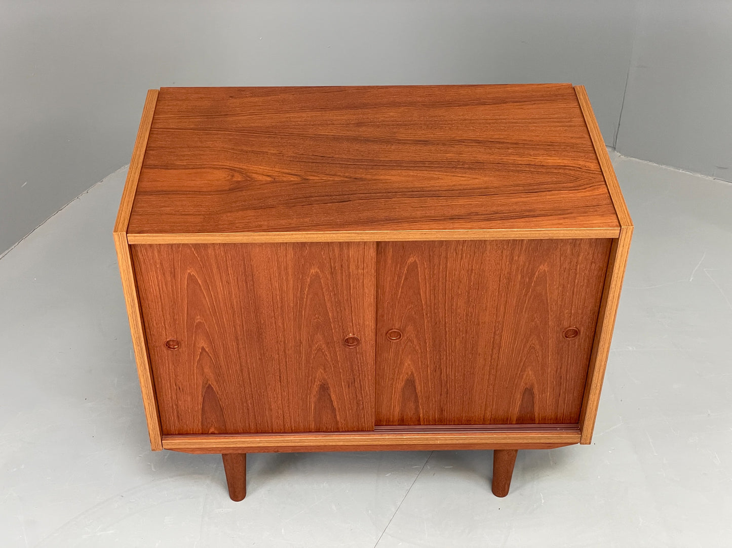 Vintage Teak Cabinet Danish 1970s Retro Mid Century Prebend Sorensen EB12605