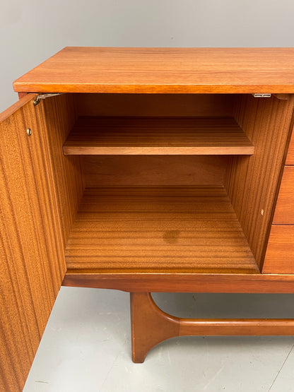 Vintage 1960s Teak Sideboard By Stonehill Retro Drawers Shelving EB12506