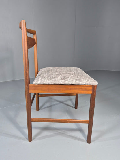 Single Vintage McIntosh Dining Chair Model 9433 Teak New Upholstery EB12309