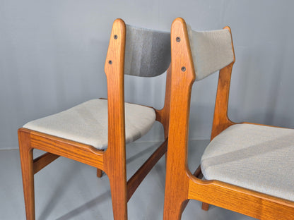 4 Mid Century Vintage Teak Dining Chairs Anderstrup Buch 1960s Retro  EB12106