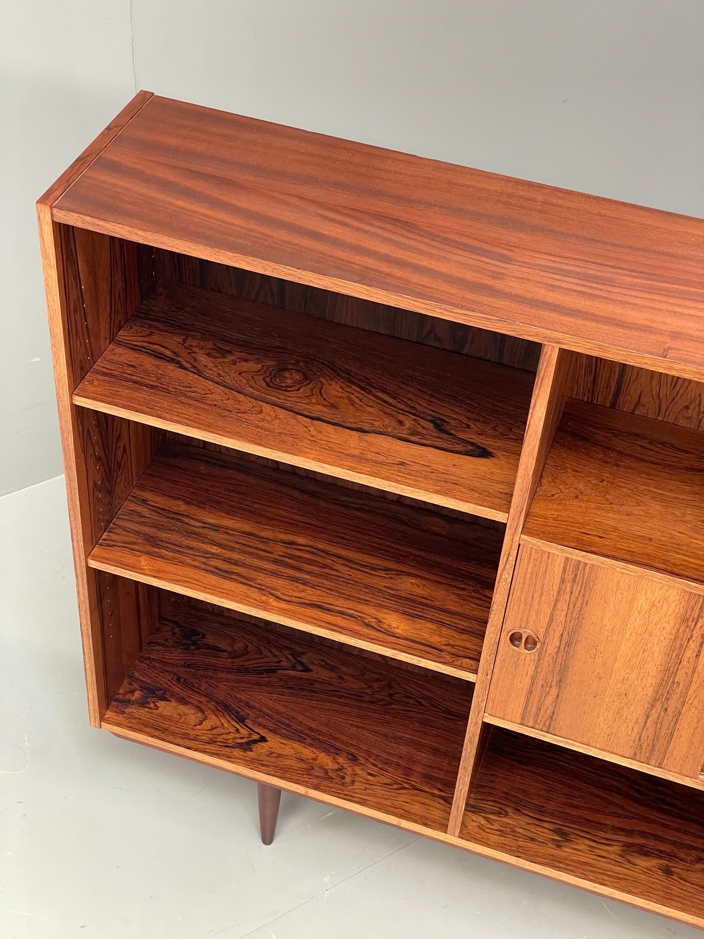 Vintage 1960s Shelving Unit Danish Mid Century Large Adjustable Retro EB12328