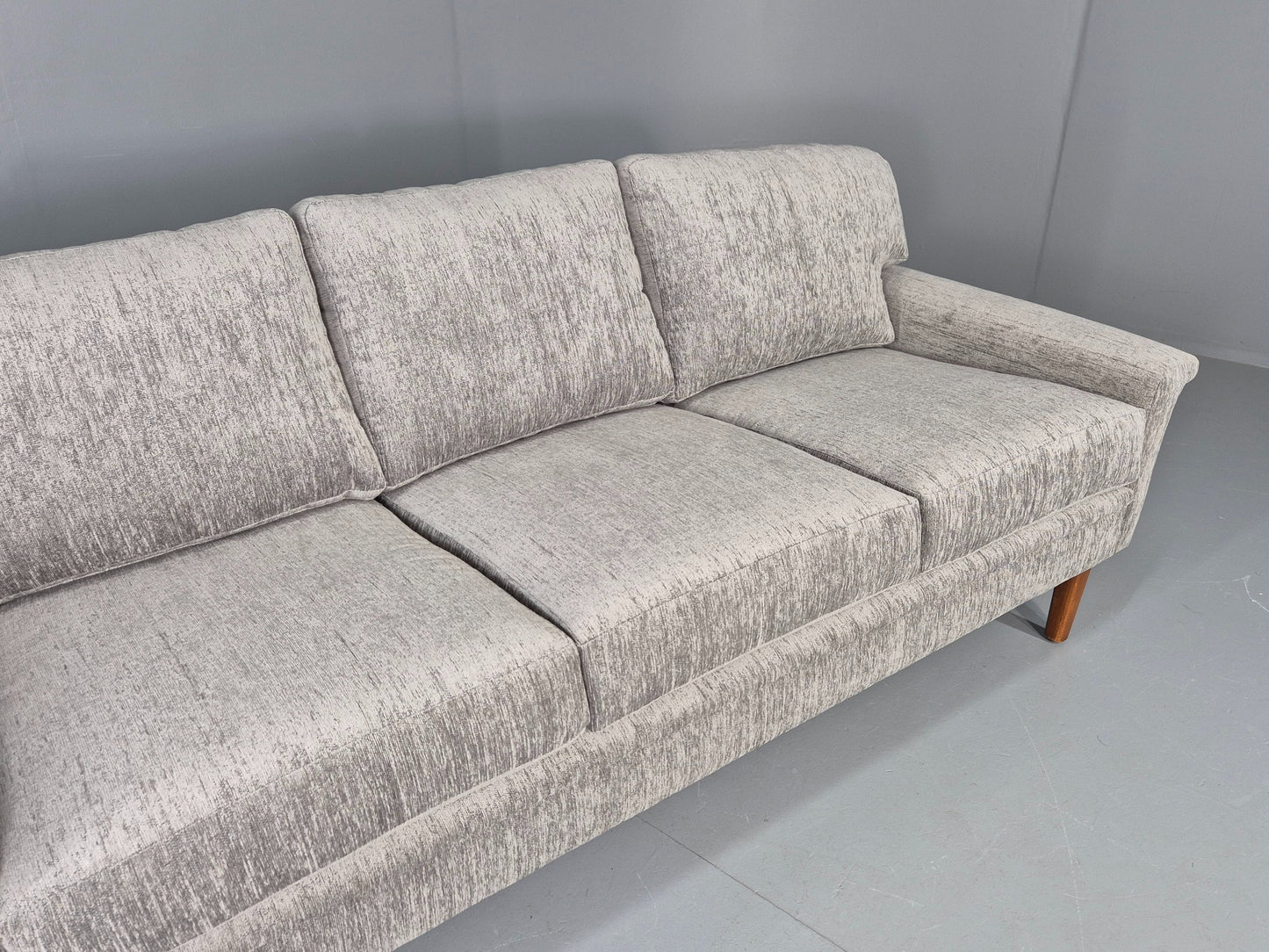 Vintage 3 Seater Mid Century Sofa Danish Design New Upholstery 1960s EB11127
