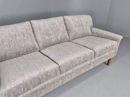 Vintage 3 Seater Mid Century Sofa Danish Design New Upholstery 1960s EB11127