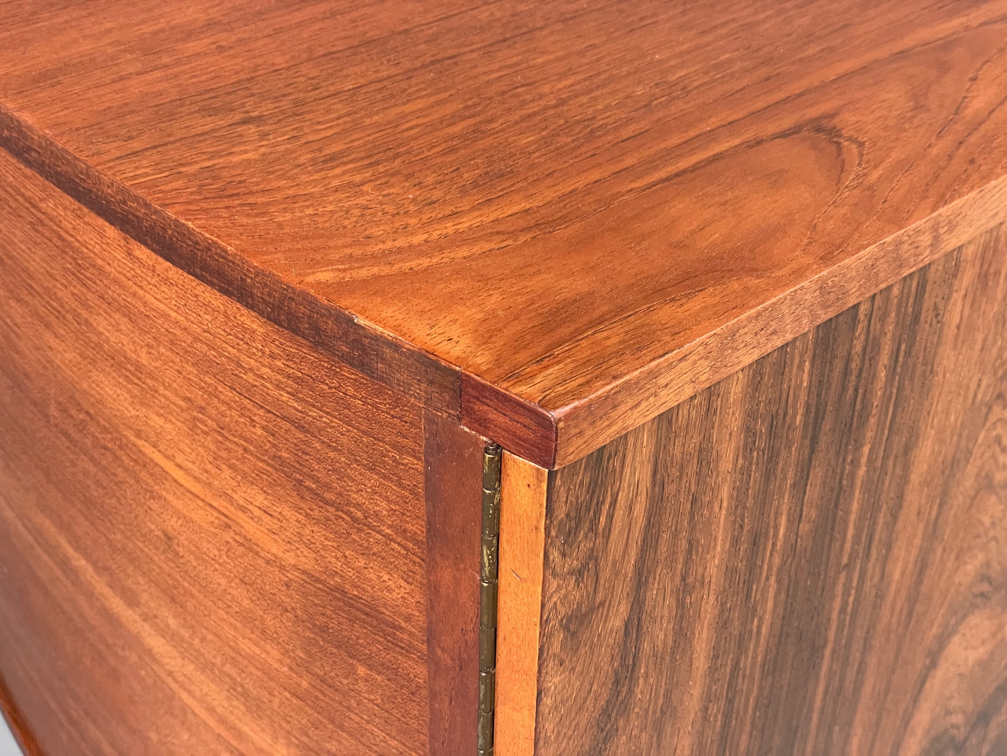 Vintage Teak Sideboard Vanson Mid Century 1960s Walnut Retro Shelving EB12881