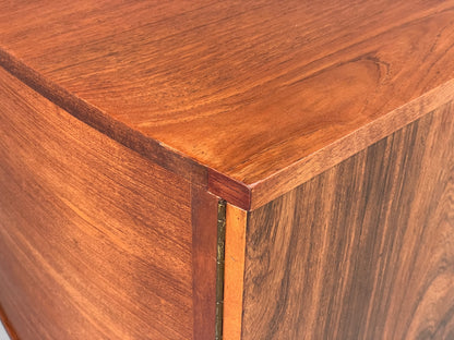 Vintage Teak Sideboard Vanson Mid Century 1960s Walnut Retro Shelving EB12881