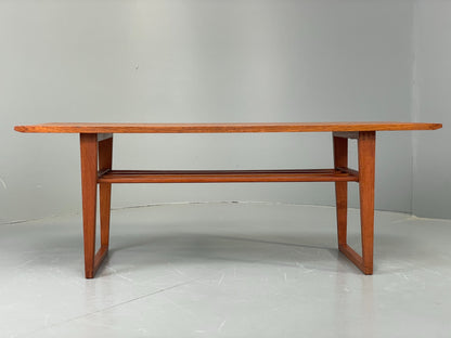 Vintage Teak Coffee Table By Pye Franklin Retro 1960s Magazine Rack EB12071