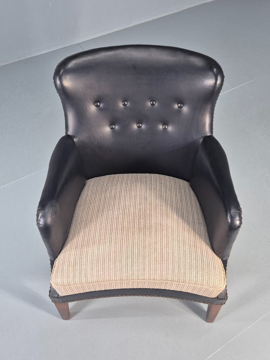 Vintage Danish Mid Century Armchair 1950s Design Organic Modernism Retro EB12192