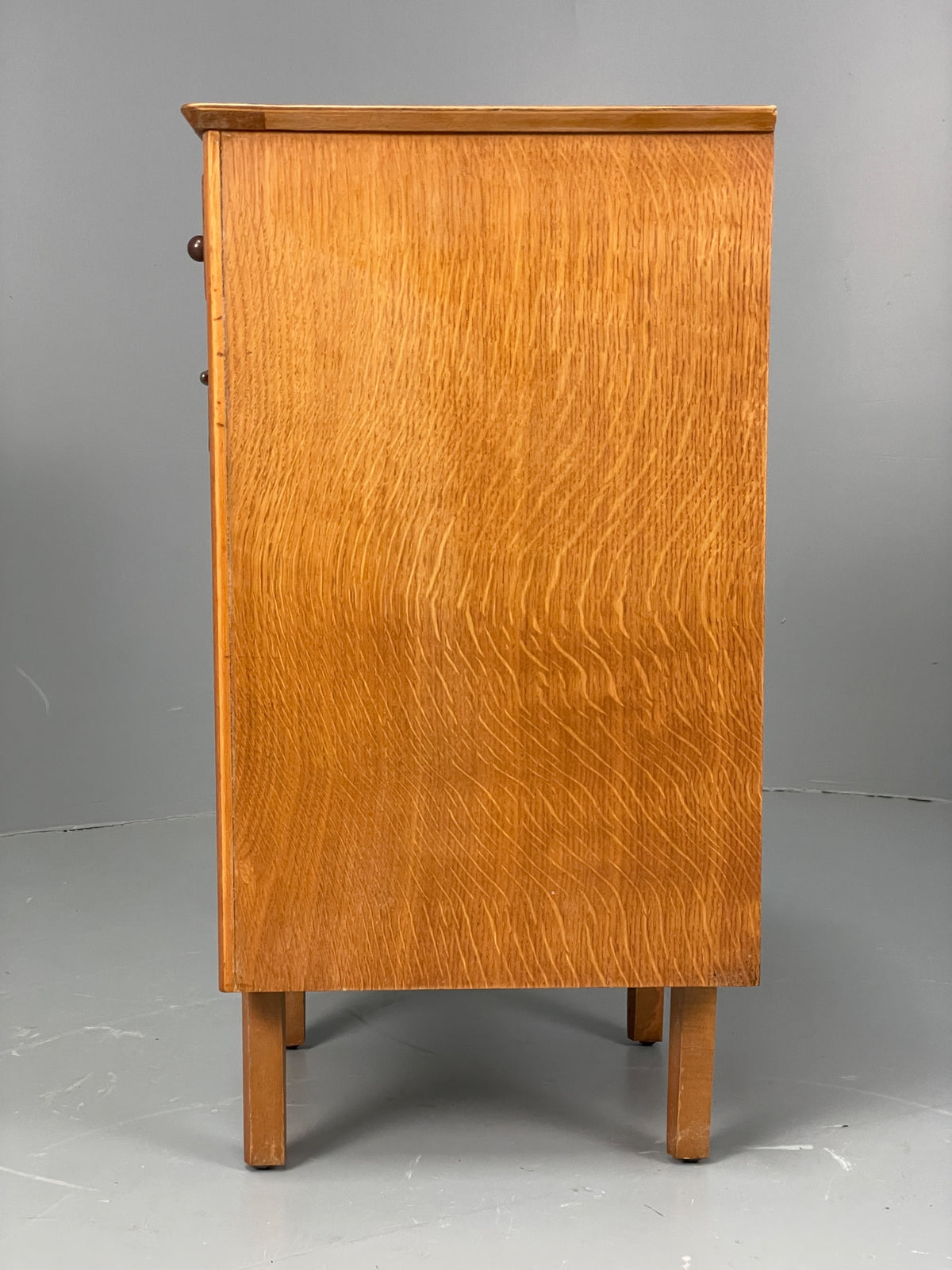 Vintage 1950s Bedside Cabinet By Lebus Oak Mid Century Retro Drawer EB12947
