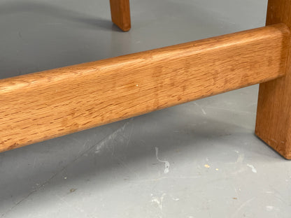 Vintage Oak Coffee Table Retro Danish Design Solid Oak Chunky EB12359
