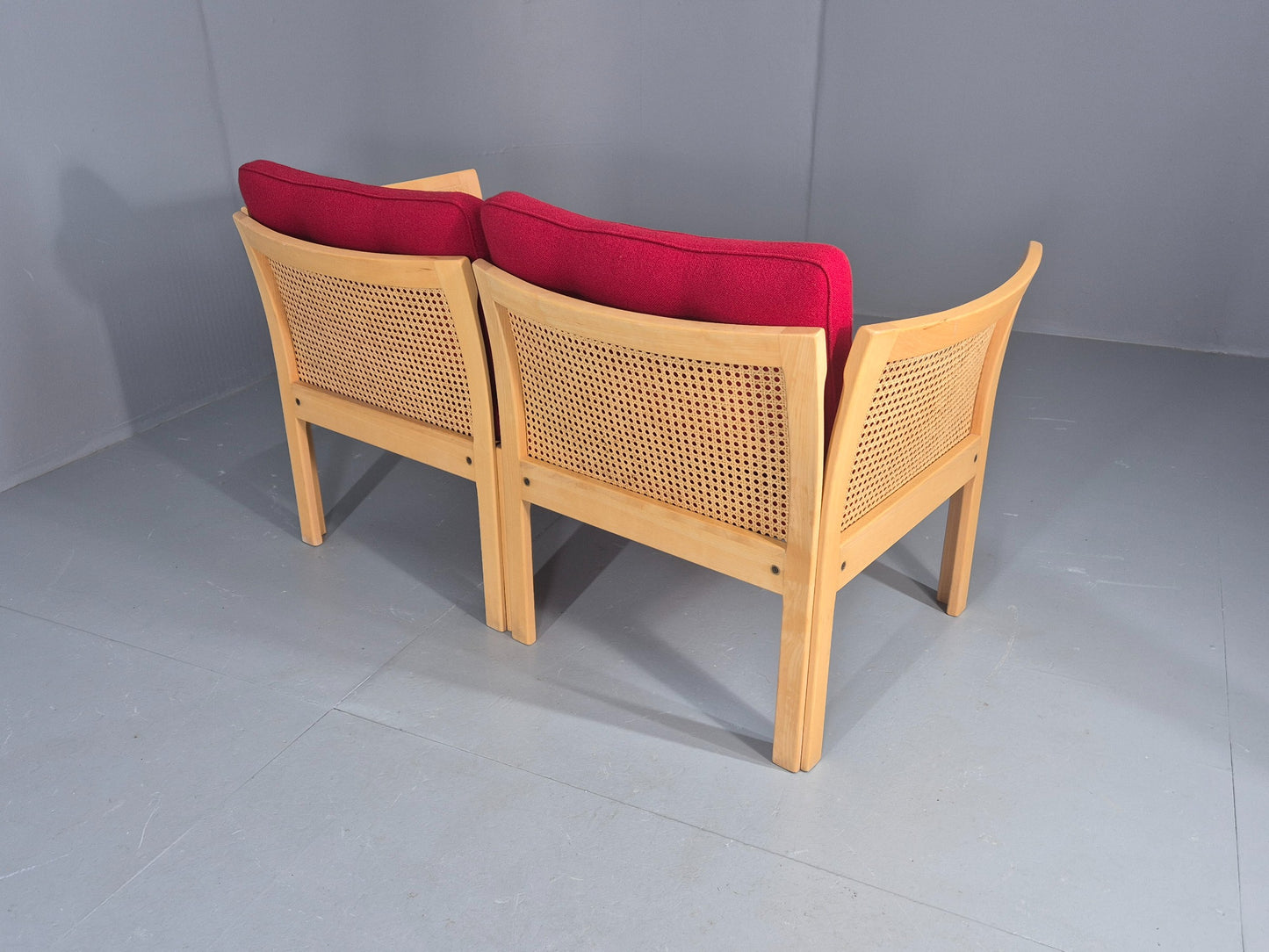Vintage Mid Century 2 Seater Sofa Illum Wikkelso Plexus Retro Danish EB12389