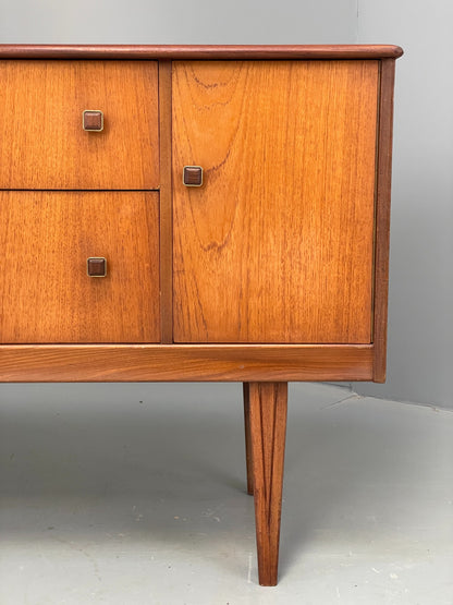 Vintage 1960s Teak Sideboard By Homeworthy Retro Drawers Mid Century EB12508