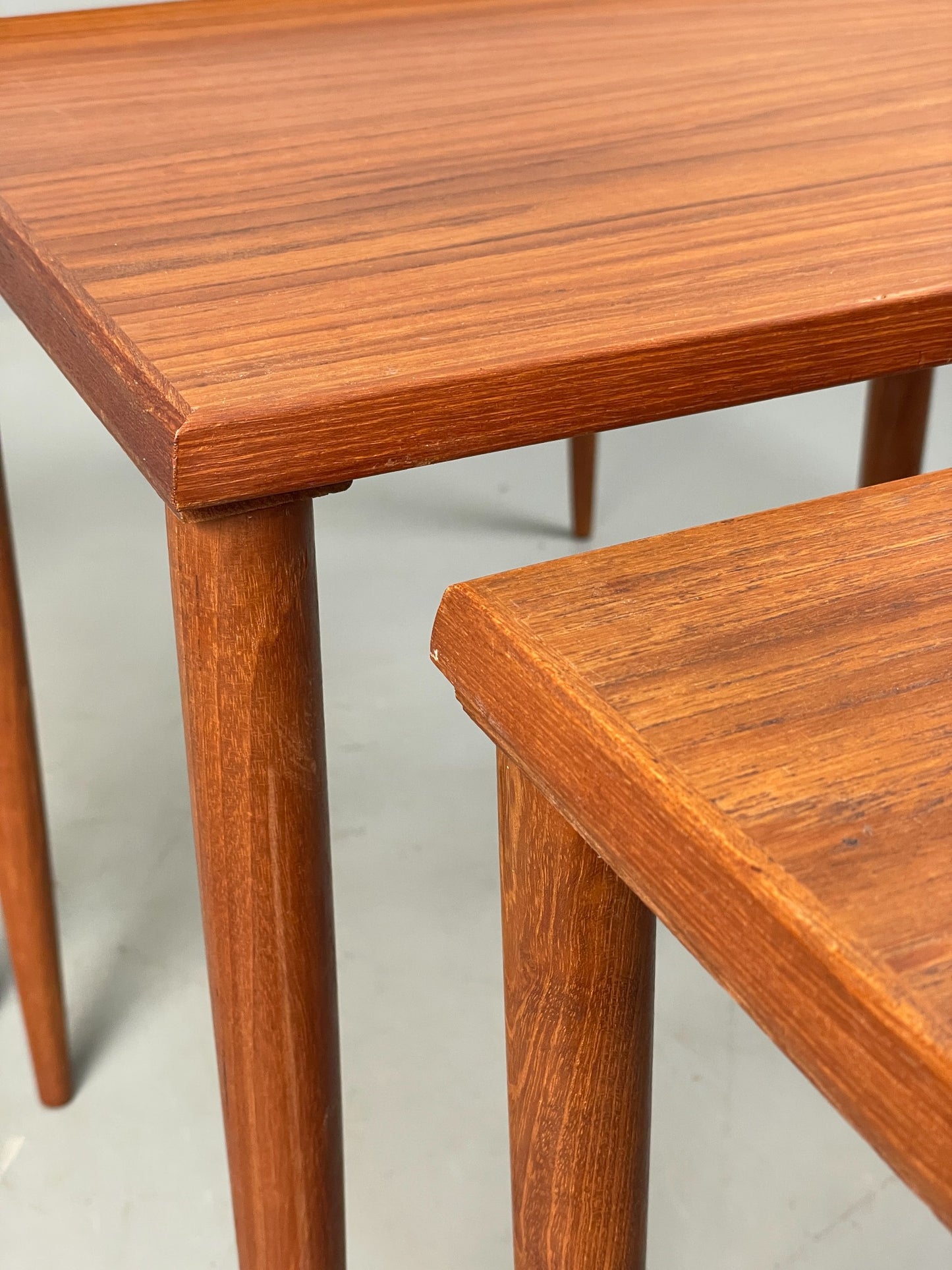 Vintage Teak Nesting Tables 1960s Mid Century By Stewart Griffiths Retro EB12501