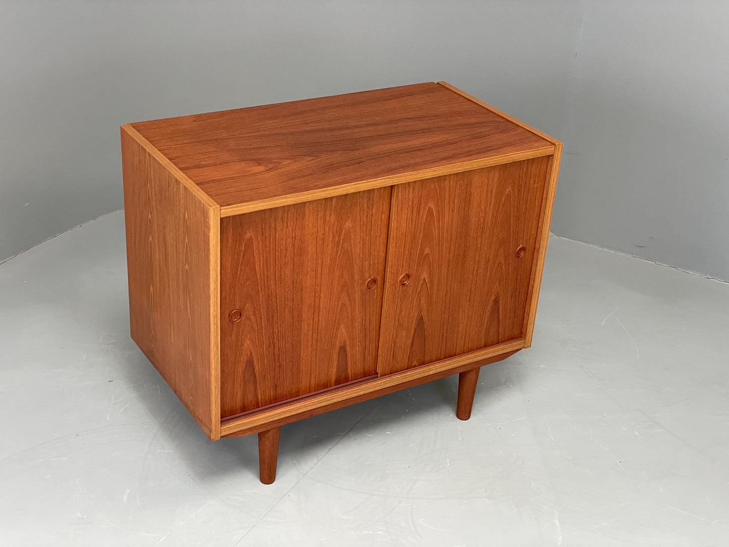 Vintage Teak Cabinet Danish 1970s Retro Mid Century Prebend Sorensen EB12605