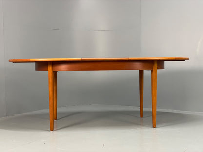 Vintage Teak Dining Table Oval Extending Mid Century Retro 1960s EB13156