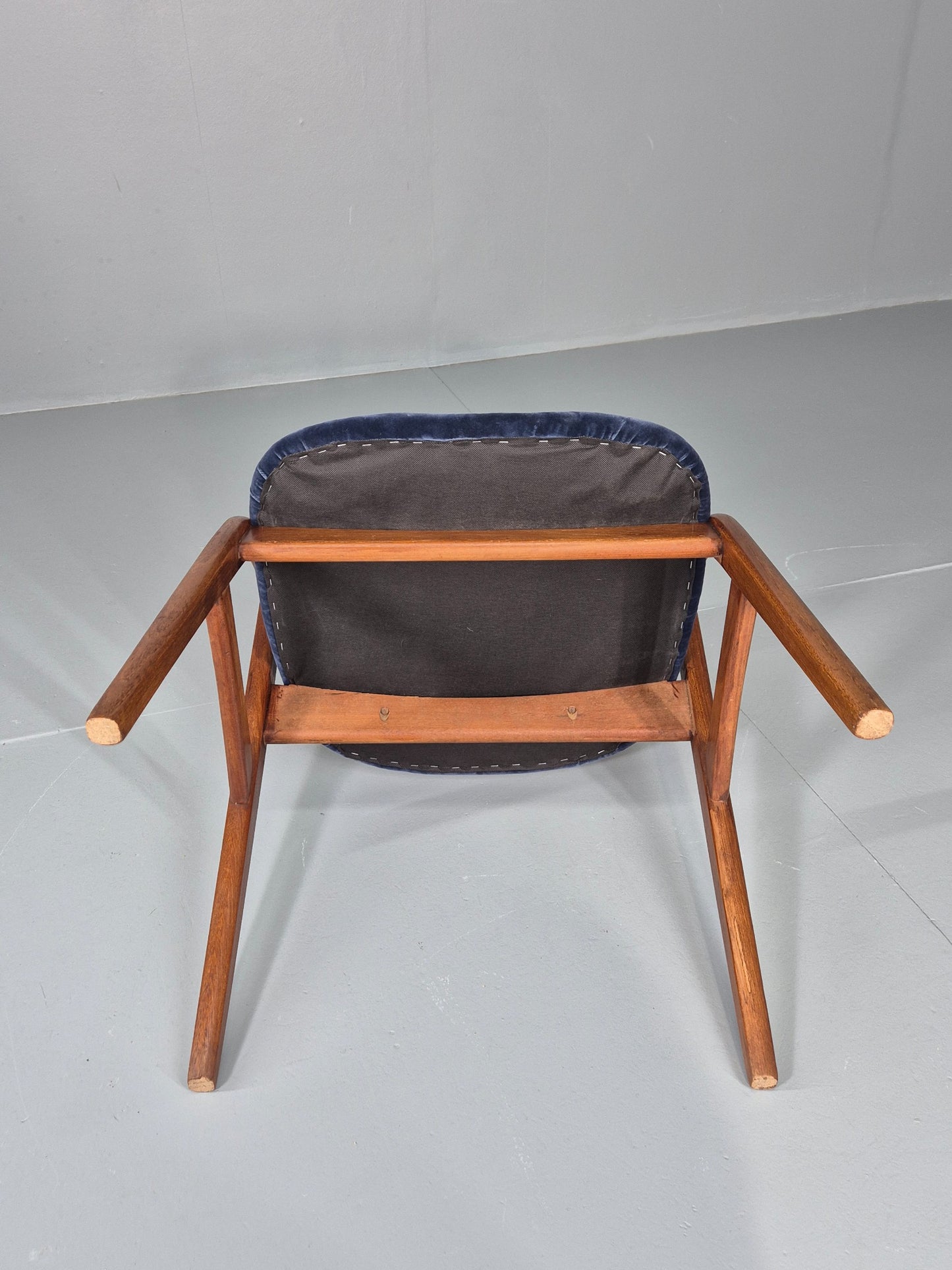 Vintage Teak Dining Chair Mid Century Design Dyrlund New Upholstery  EB12481