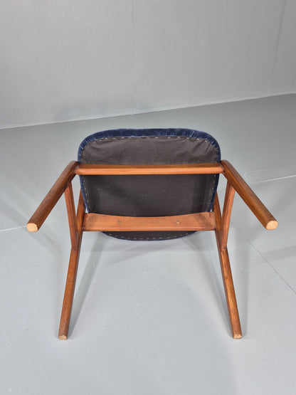 Vintage Teak Dining Chair Mid Century Design Dyrlund New Upholstery  EB12481