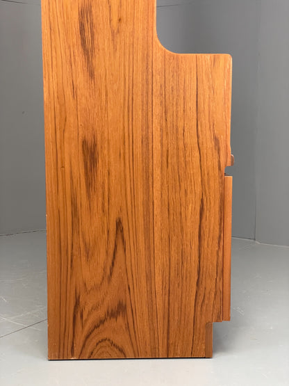 Vintage Nathan Wall Unit Teak Squares 1970s Retro Shelving Glazed EB11968