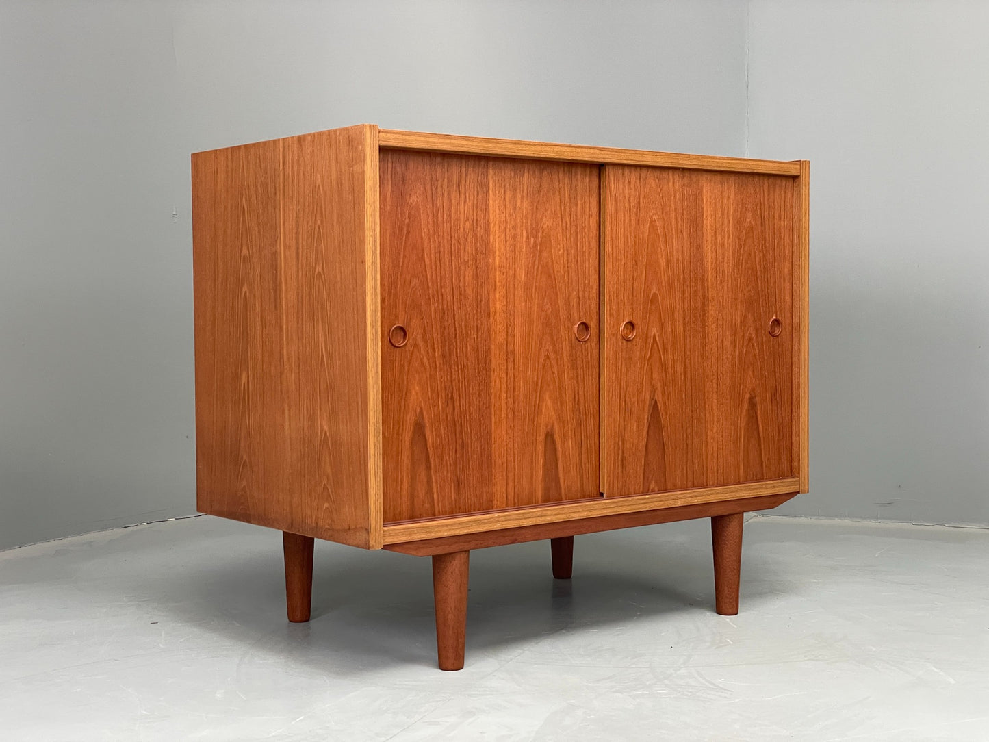 Vintage Teak Cabinet Danish 1970s Retro Mid Century Prebend Sorensen EB12605