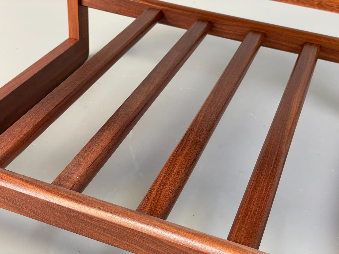 Vintage Side Table Teak Tile Topped 1970s Mid Century Retro Shelf EB12828