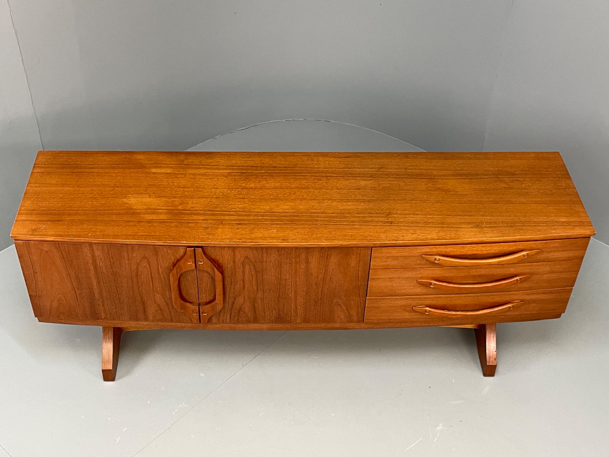 Vintage Beautility Teak Sideboard Mid Century 1960s Retro Drawers EB12934