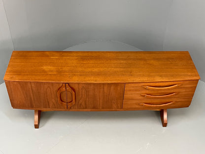 Vintage Beautility Teak Sideboard Mid Century 1960s Retro Drawers EB12934