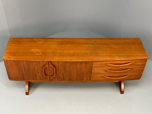 Vintage Beautility Teak Sideboard Mid Century 1960s Retro Drawers EB12934