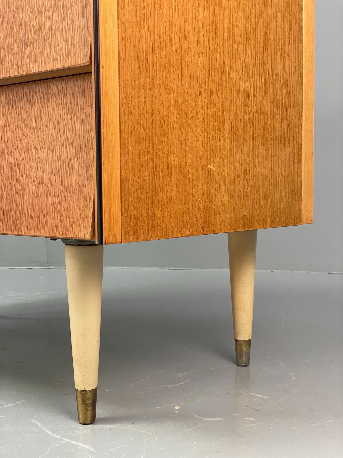 Vintage Chest Of Drawers Avalon Oak 1960s Mid Century Retro EB12198