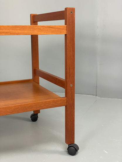 Vintage Teak Drinks Trolley Retro 1970s Mid Century By BRDR Furbo EB12826