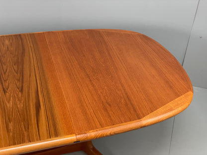 Vintage Teak Dining Table Extending Danish Retro 1970s Teak EB13144