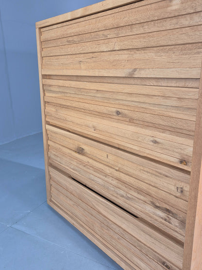 Vintage Chest of Drawers Modern Design Solid Oak Quality EB13141