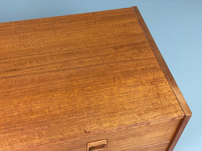 Vintage Drawers Teak 1970s Danish Mid Century Retro TV Unit EB12610