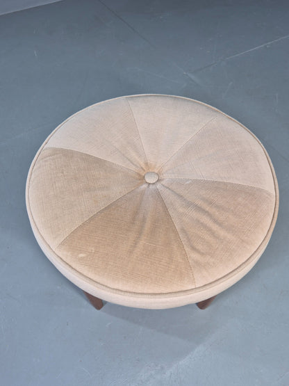 Vintage G Plan Circular Stool Fresco Range 1970s Teak Frame MCM Retro EB13067