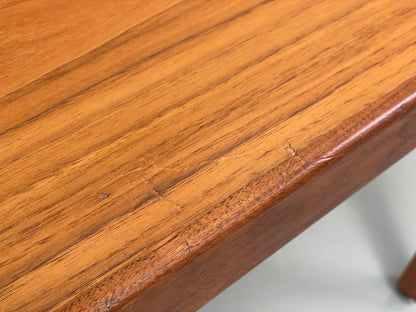 Vintage Teak Dining Table Retro Danish Mid Century Rectangular EB12926