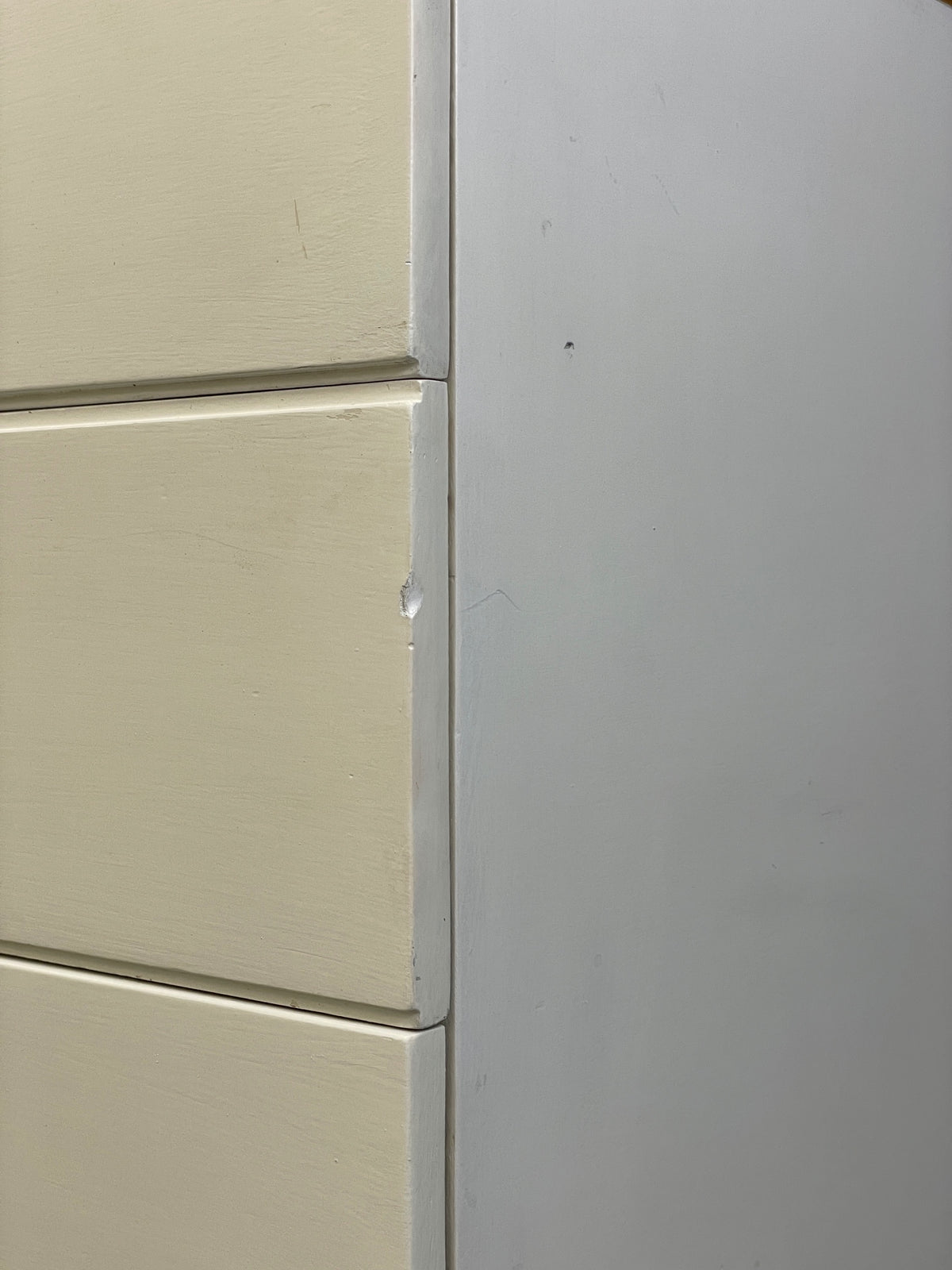 Vintage Chest Of Drawers By Uniflex Teak Retro 1960s Mid Century White EB12961