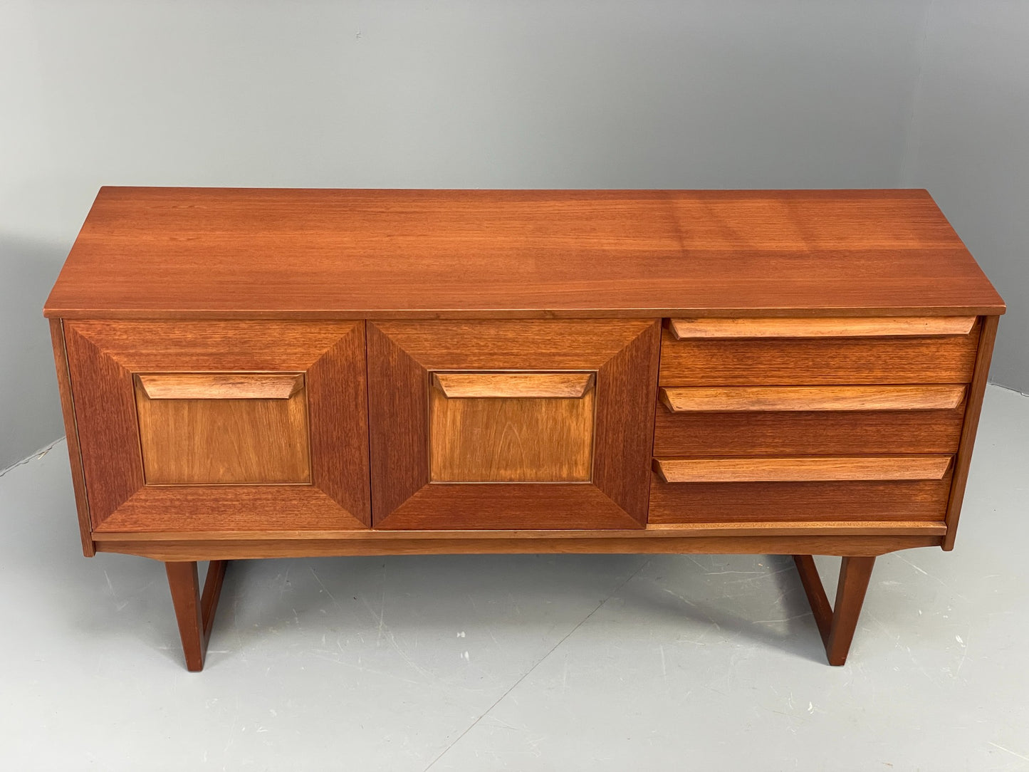 Vintage 1960s Teak Sideboard By Stonehill Retro Mid Century Drawers EB12209