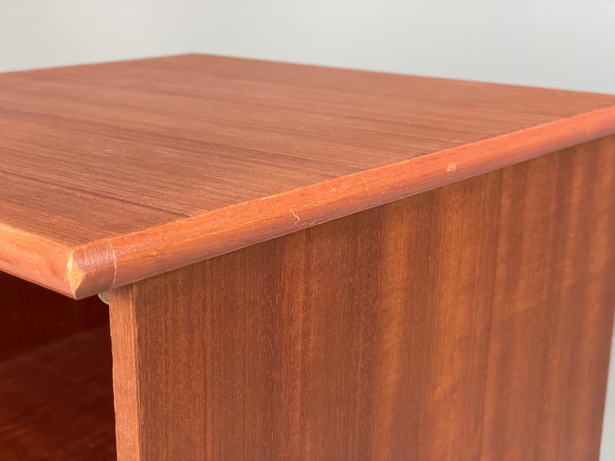 Vintage Teak Bedside Cabinet By Shreiber Mid Century Drawer Retro 1960s EB13166