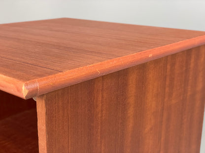 Vintage Teak Bedside Cabinet By Shreiber Mid Century Drawer Retro 1960s EB13166